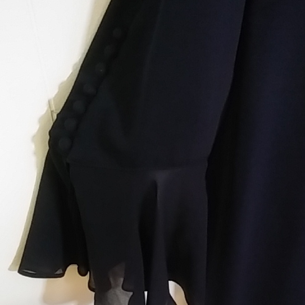 Calvin Klein Navy Long Sleeve Dress - Picture 8 of 12